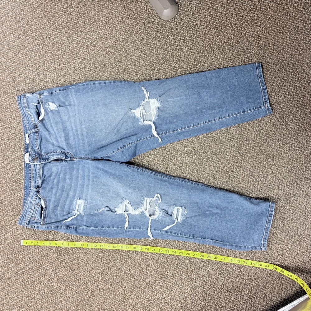 Sophia Vergara Distressed boyfriend – oversized Blue Jeans‎ 22